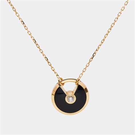 cartier amulette necklace replica|cartier solitaire necklace.